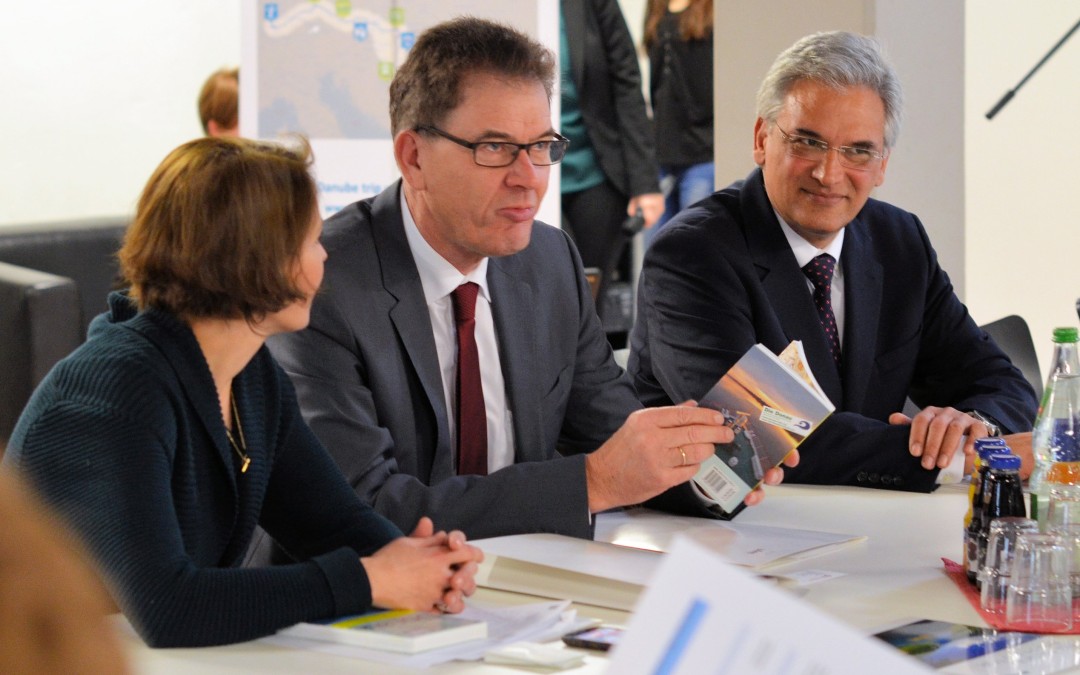 Besuch von Bundesminister Dr. Gerd Müller im Donaubüro Ulm