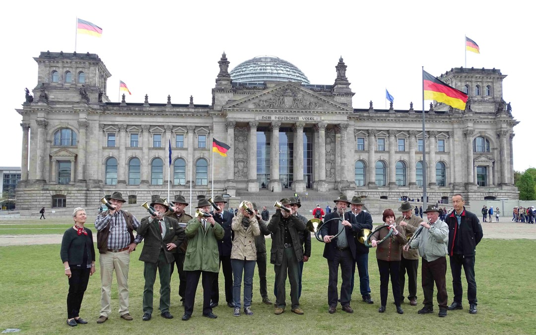 Bläsercorps der Jägervereinigung Ulm e.V. zu Gast in Berlin