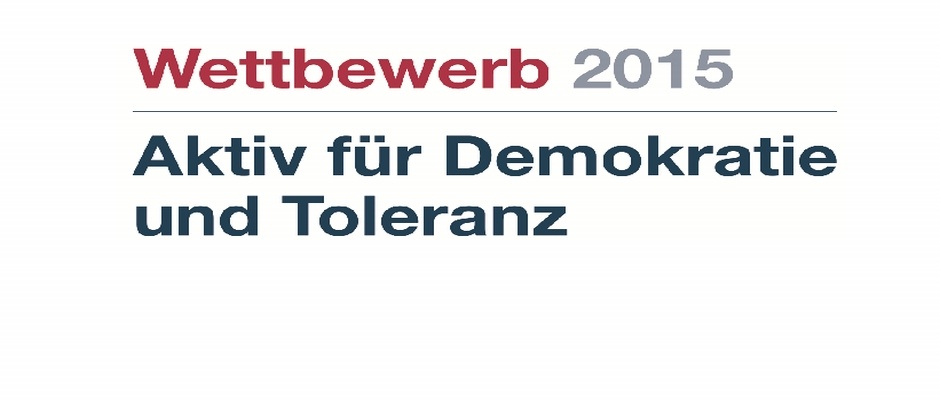 Waldemar Westermayer unterstützt den Wettbewerb “Aktiv für Demokratie und Toleranz 2015″