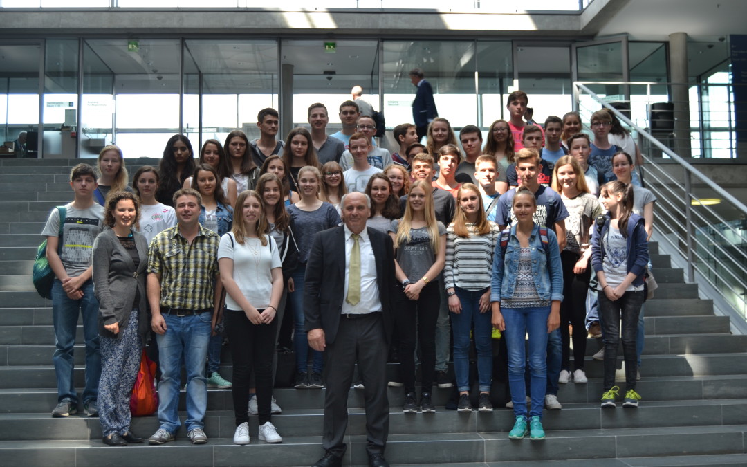 Besuch aus der Heimat: Gymnasium Aulendorf in Berlin