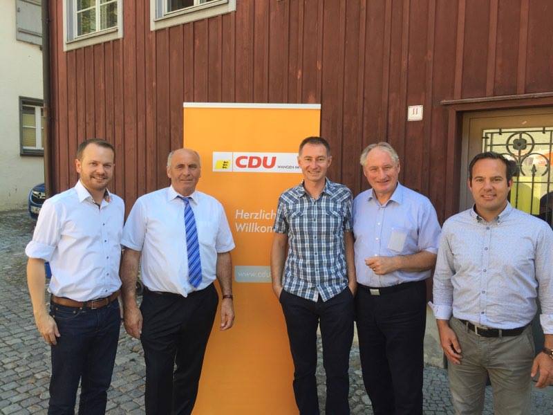 Weißwurstessen des CDU-Ortsverbandes Wangen