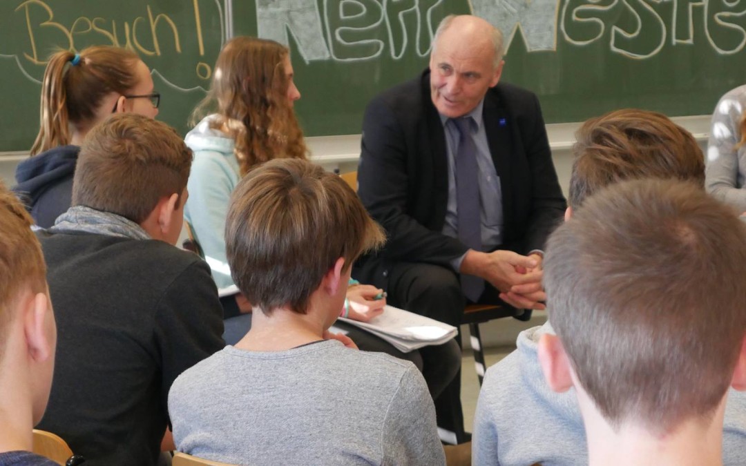 Zu Gast an der Johann-Andreas-Rauch-Realschule Wangen