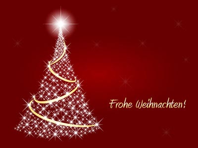 Frohe Weihnachten und einen guten Rutsch ins neue Jahr